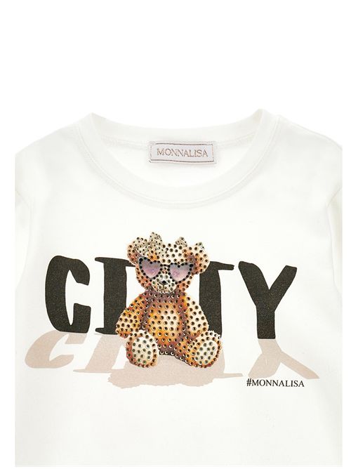 T-shirt, bambina, logata. MONNALISA | 19F624 60030001
